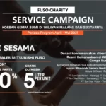 Mitsubishi FUSO Bantu Pelanggan Bangkit Pasca Gempa di Malang