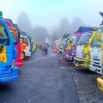 Pecinta Truk Mitsubishi Fuso Ramaikan Jambore Nasional Canter Mania Indonesia Community di Purbalingga